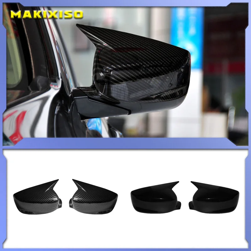 For Honda Accord 8th 8.5th 9th 08-2017 Carbon Fiber Pattern Car Rearview Mirror Cover Exterior Sticker Door Rear View Case Trim