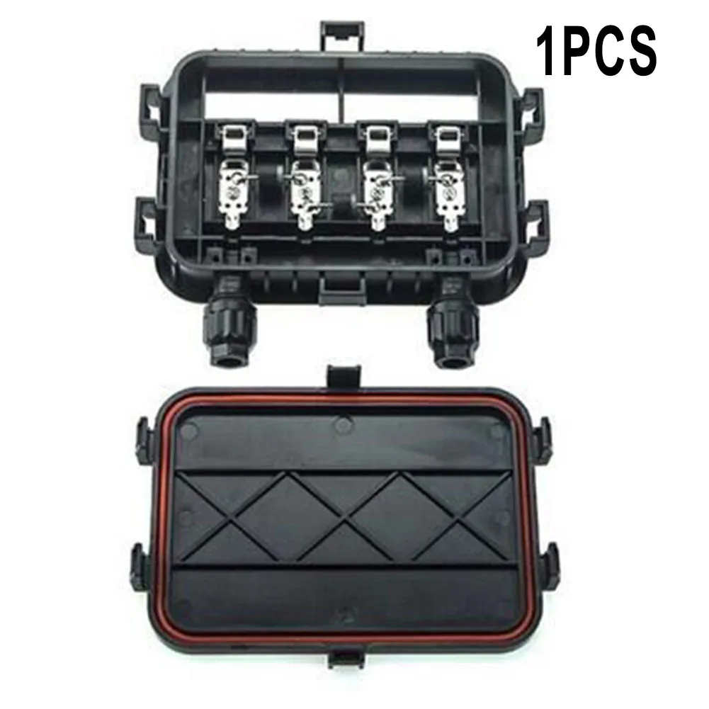 Waterproof PV Solar Panel 98x134x24mm Carbon Fiber Junction Box 180W-300W Waterproof IP67 For PV Solar System
