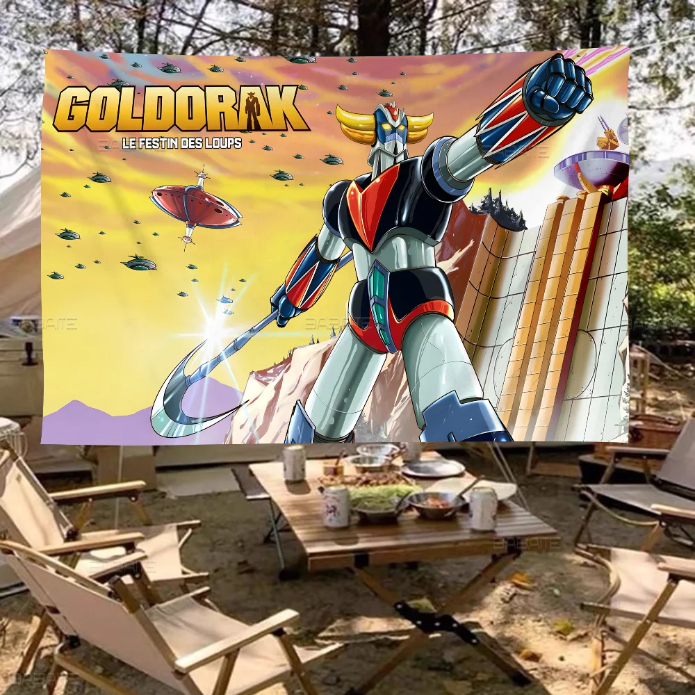 UFO ROBO GRENDIZER G-GOLDORAK kualitas terbaik cetakan spanduk artistik suasana gaya bendera Kemah