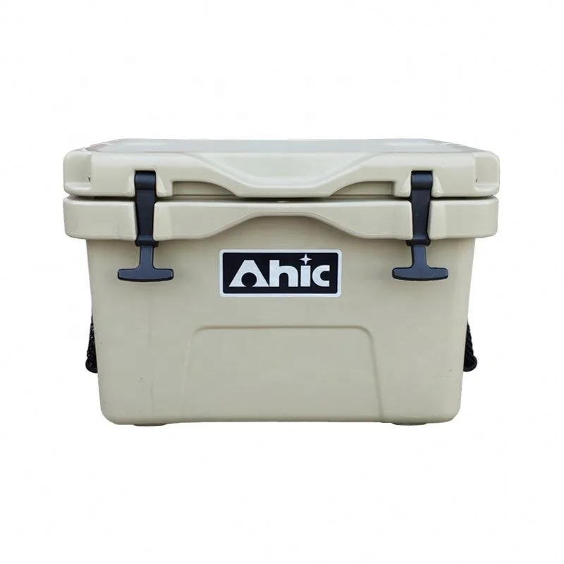 Custom Factory Direct 25L Insulated PE Food Grade Cooler Drink Ice Chest Box For BBQ Outdoor Activities For Wine Cans Cooler