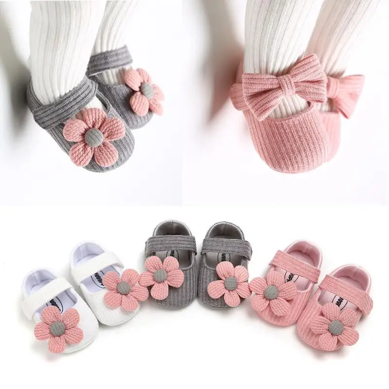 

Retro Fancy Cotton Baby Girl Prewalker Shoes - Soft Sole Spring/Autumn Style