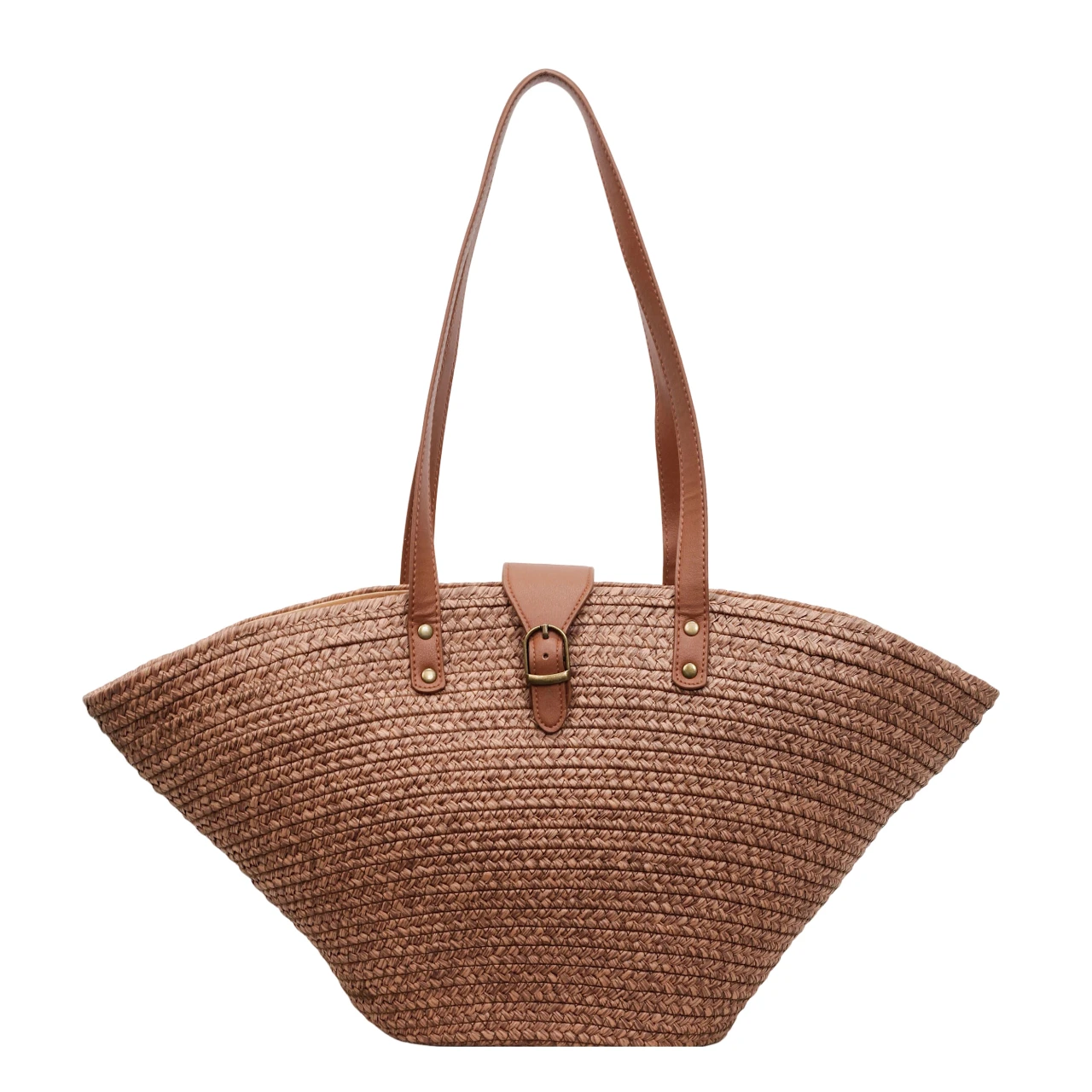 

High Quality Women Straw Handbags Large Capacity Ladies Shoulder Tote Bags for Women Casual Female Big Weave Beach Messenger Bag
