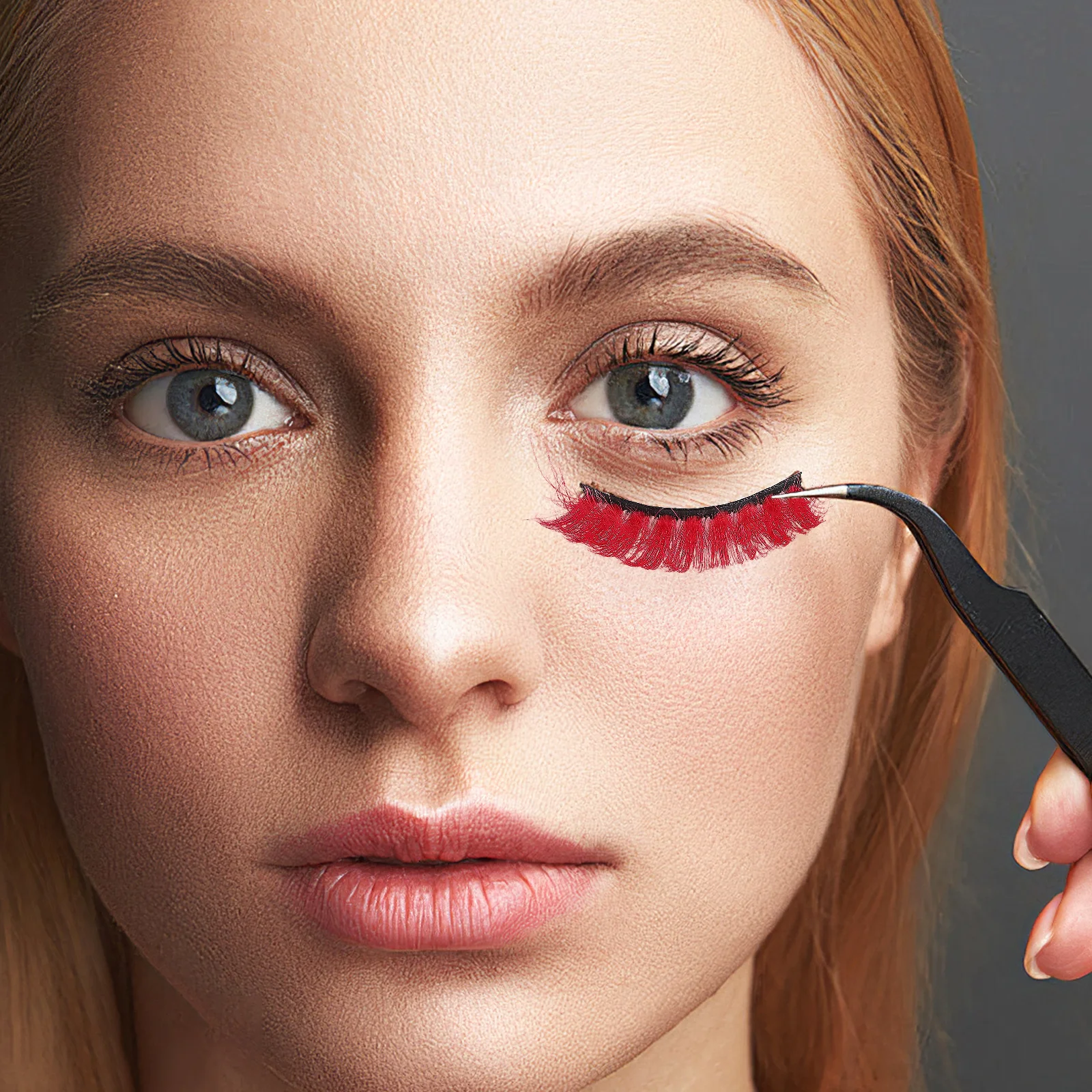 Ciglia finte colorate Ciglia spesse 3D per accessori per occhi per trucco cosplay di Halloween per matrimoni