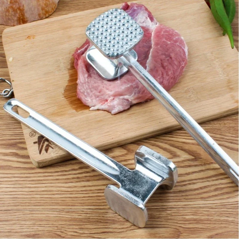 

19cm 망치 Meat Tenderizer Hammer Heavy Duty Aluminum Alloy Steak Mallet Double-Sided Kitchen Tool for Durable Use Marteau à viande