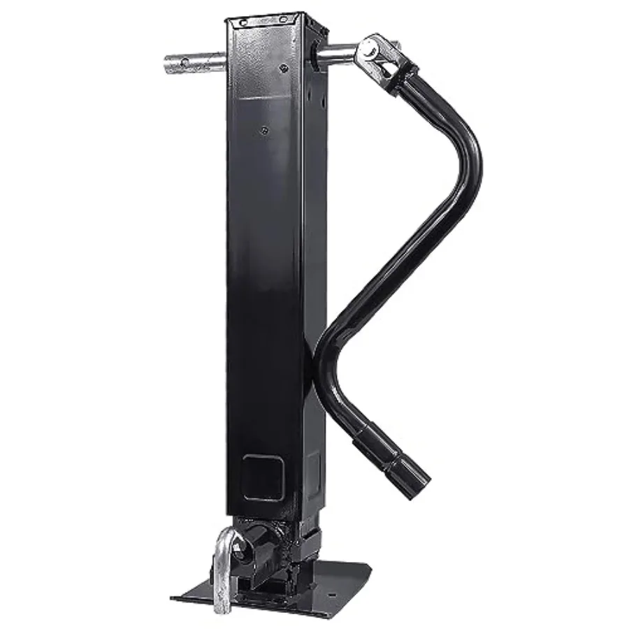 

Heavy Duty Weld Square Tube Trailer Jack - 12.5" Lift 13.5" Drop Leg Travel Ccity 12000 LBS 12000lbs Front Pull pin