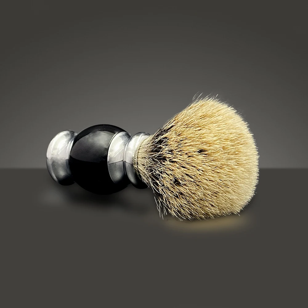 Boti-Brush wet shaving whole brush Enlightener three band hair knot handmade Men cleaning  tool beard barber shaving handle