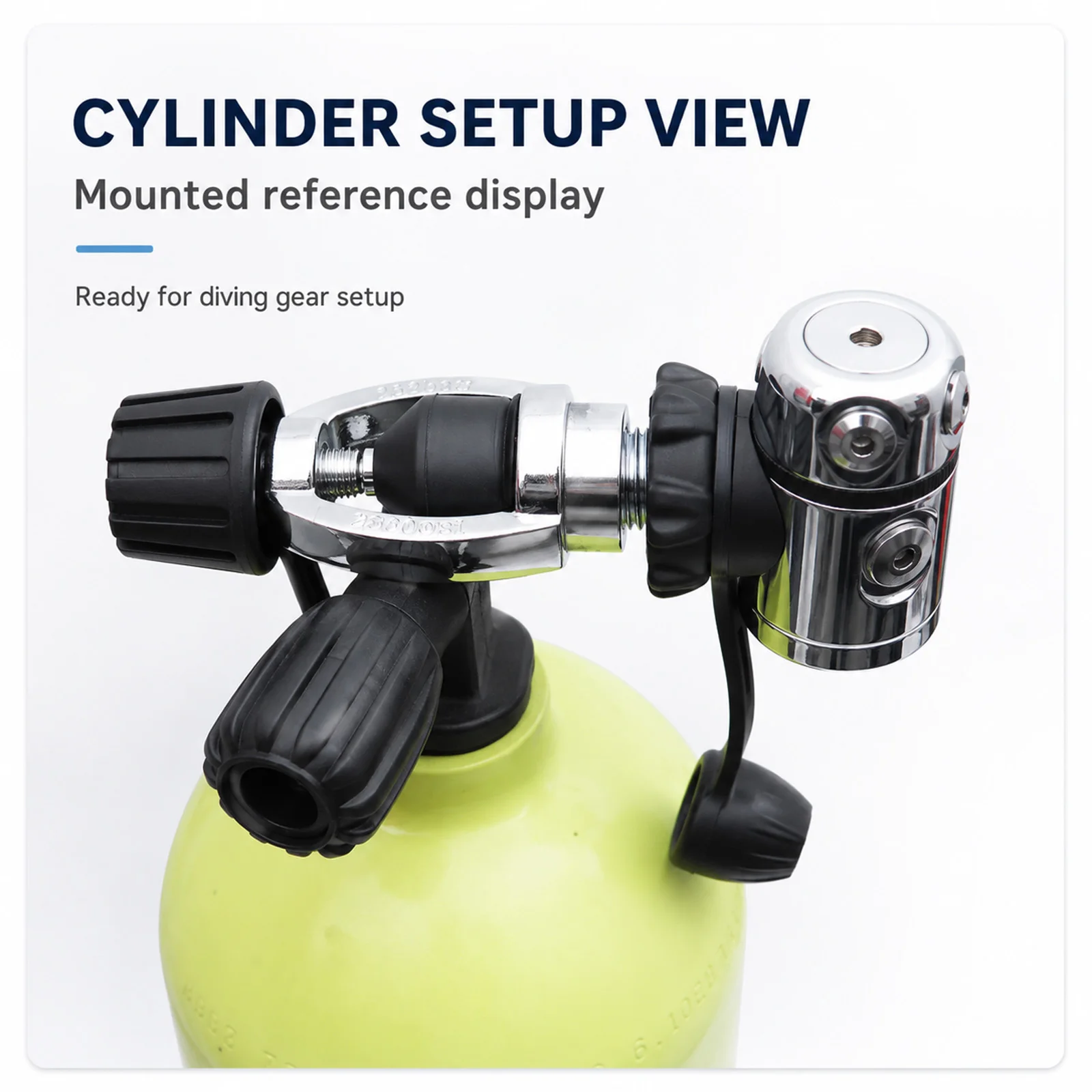 Din to Yoke Regulator Adaptor Scuba Diving Regulator with Dust Cap First Stage Yoke Dust Covers Protector Plug Cap