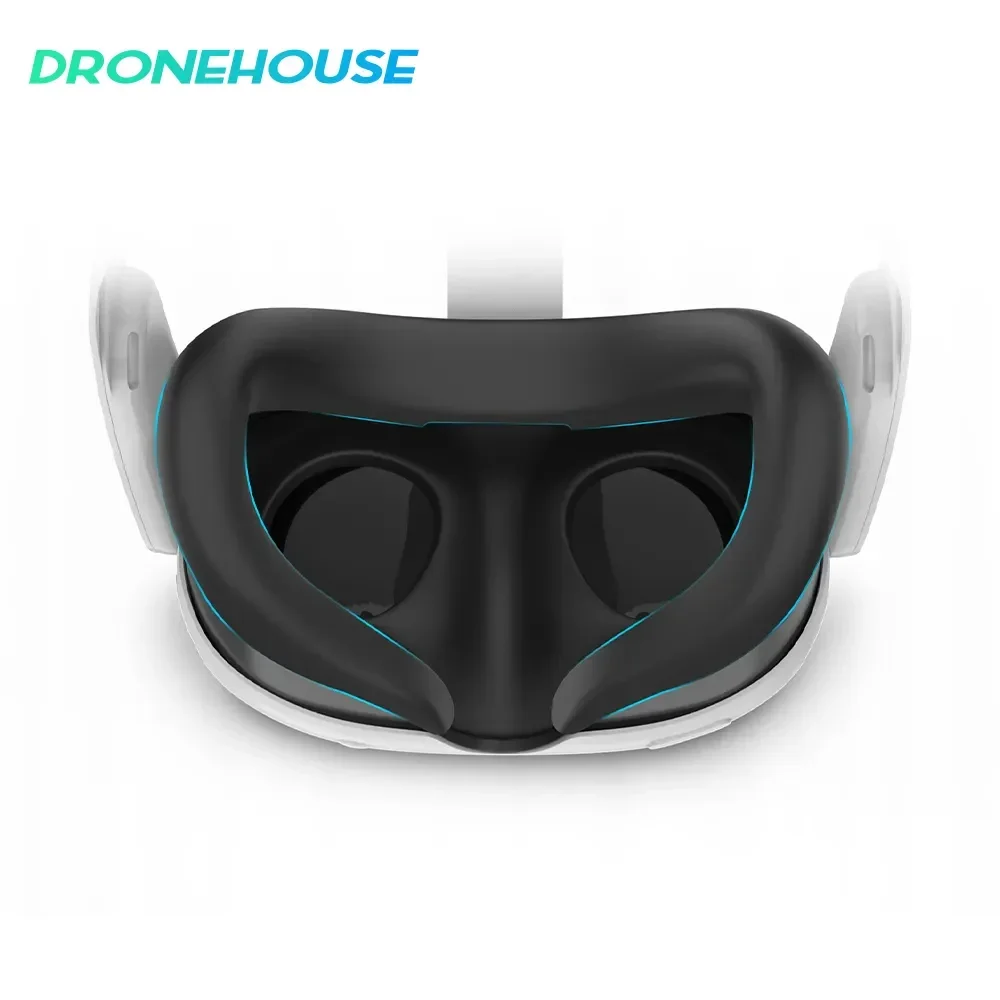Sweatproof Silicone Mask VR Dustproof Replaceable Mask Protective Cover For Quest 3 Accessories