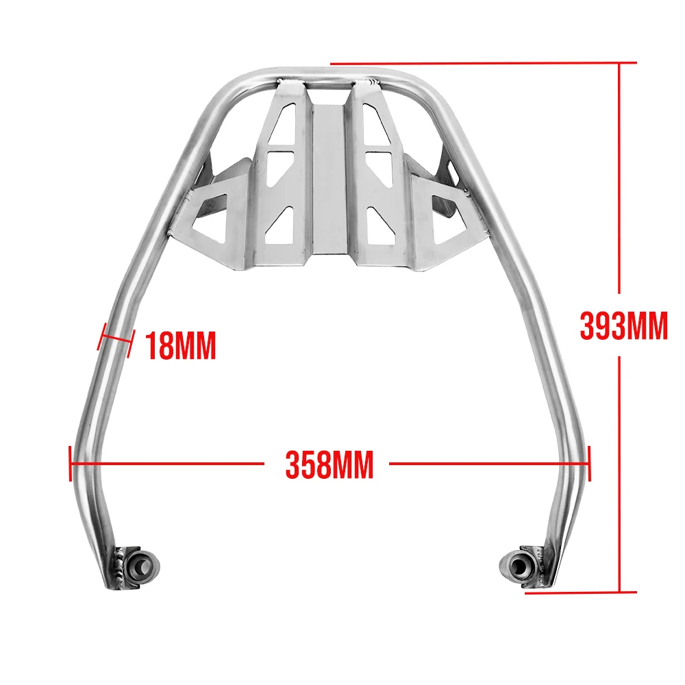 Portaequipajes para asiento trasero de motocicleta, caja trasera con soporte superior para BMW R1250GS, R1200GS, Adventure R1250 GS, R1200 LC, ADV 2013 - 2023