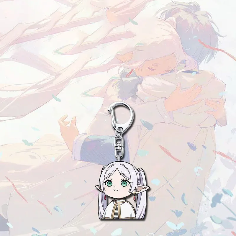 Afbeelding 4: Anime Frieren Acryl Sleutelhanger Kawaii Cosplay Sleutelhanger Sleutelhanger Tas Charm Accessoires Ornament Props Cadeau voor vrienden