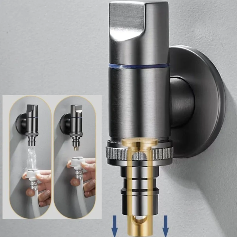 For Kitchens Automatic Water Stop Valve Automatic Water Stop Valve Compression Filtering Effect Corrosion-resistant Design