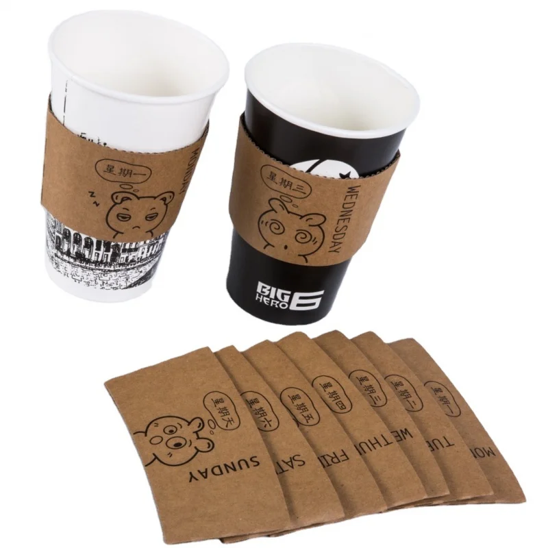 Prodotto personalizzato personalizza Logo Design bicchiere di carta 6/8/10/12/16 Oz Ripple/tazze da caffè in carta singole/doppie con carta usa e getta