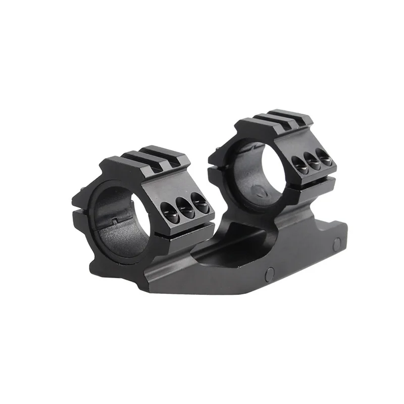 スコープマウント カンチレバーマウント 30mm &1インチ トップピカティニー20mmレール、ベース20mm、デュアルリング、狩猟用、トイガンアクセサリー