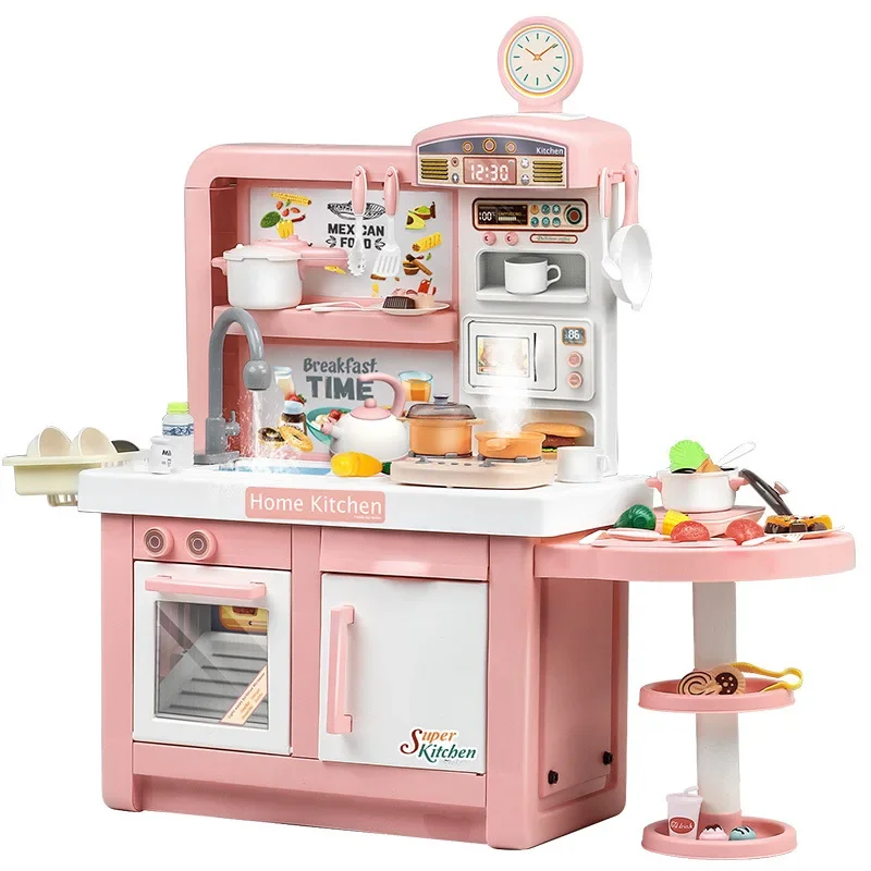 子供のシミュレートされたキッチンセット、子供の家庭料理セット、特大、100cm