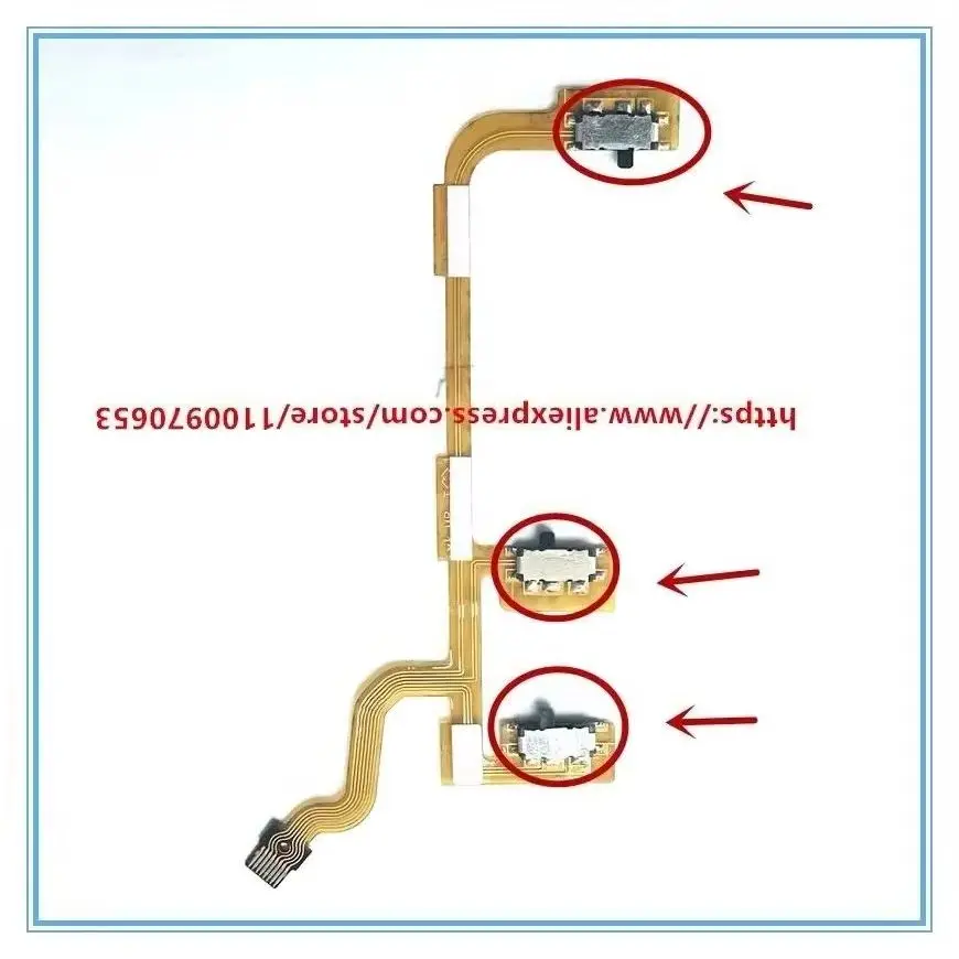 New Lens Anti shake Switch Flex Cable For Canon EFS 18-135mm 18-135 mm STM Focus Aperture Flex Cable Repair Part