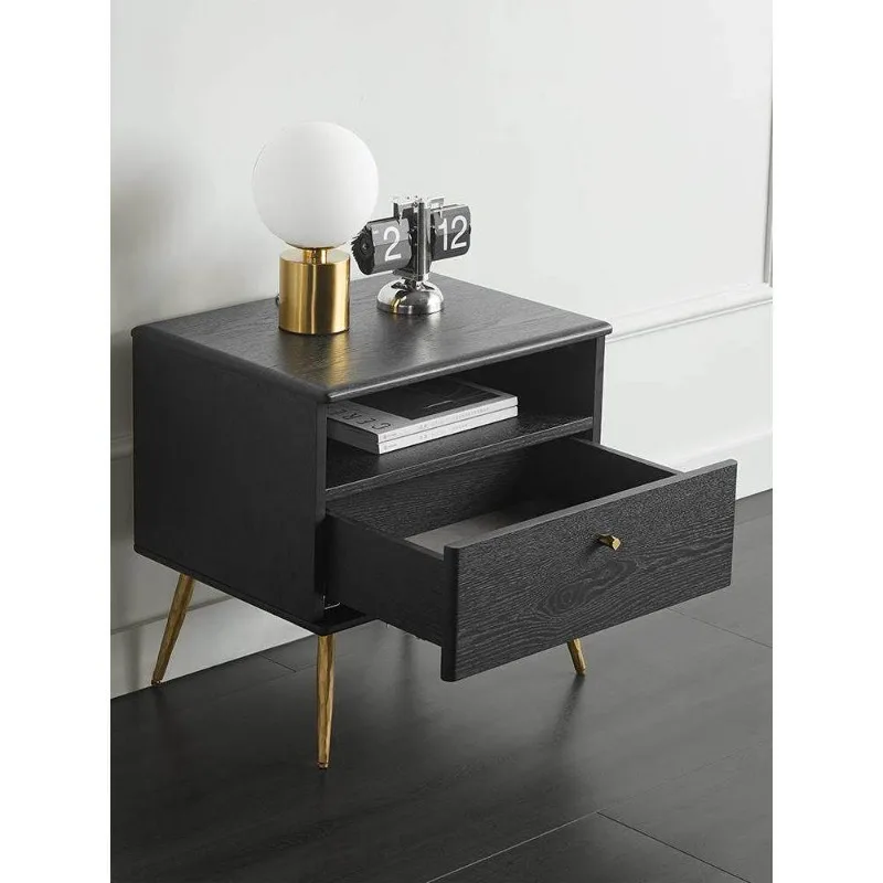 nordic-oak-black-solid-wood-bedside-table-modern-simple-storage-side-cabinet-bedroom-drawer-storage-locker