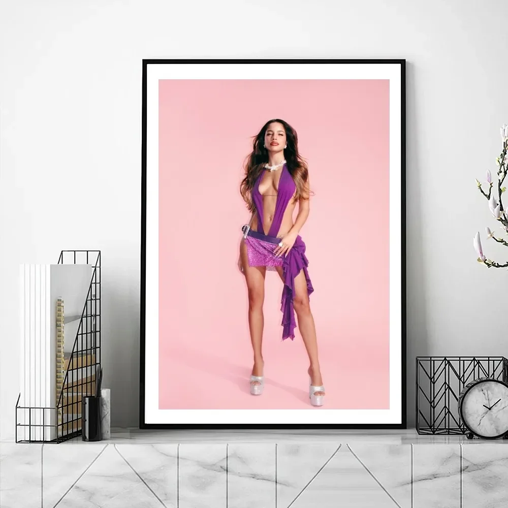 HD قماش الملصقات والمطبوعات للديكور المنزل ، والأزياء الاسكندنافية ، جدار الفن ، إميليا ميرين ، MP3 المغني ، غرفة نوم وغرفة المعيشة #4