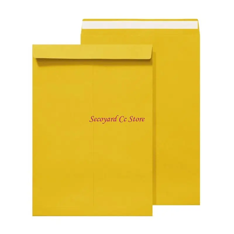 N3UC 50Pcs Envelopes 12.7x9Inch Colorful Mailing Envelope Document Organiser