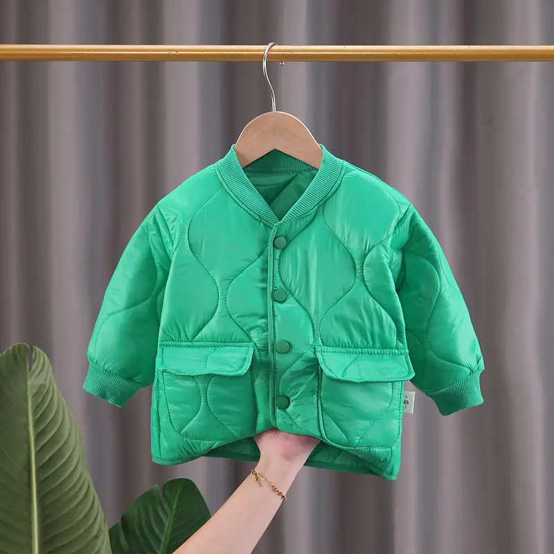 2022 NEW Children's Parkas Winter Jacket For Girl Boys Winter Top Coat Kids Warm Thick Velvet Hooded Kids Coats Causal Outerwear image 2