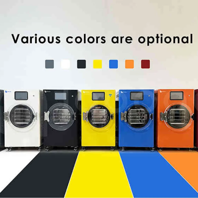 8kg 10kg Vacuum Freeze Dryer Machine 6 Trays Home Use Fruit Freeze Drying Machine For Food