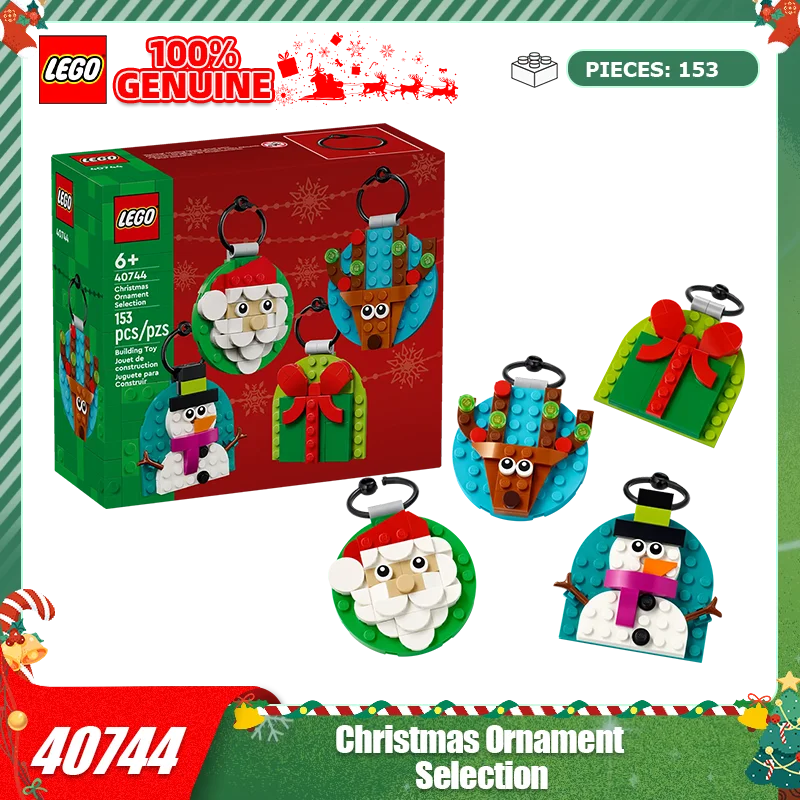 

LEGO Building Blocks Splicing Box Series 40744 Christmas Pendant Splicing Blocks Children's Toy Gift