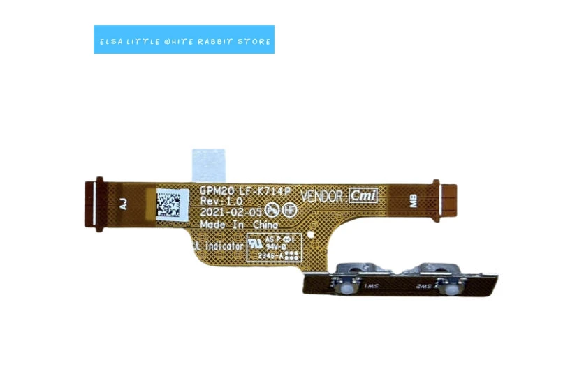 FOR HP Elite X2 G4 X2 G8 Volume Power Button Cable GPM20 LF-K714P