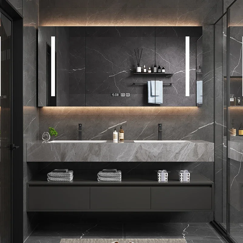 /Hamaki Mirror Bathroom Cabinet Corner Space Saver Luxury Drawers Modern Skincare Cupboard Paper Archivadores Salon Furniture
