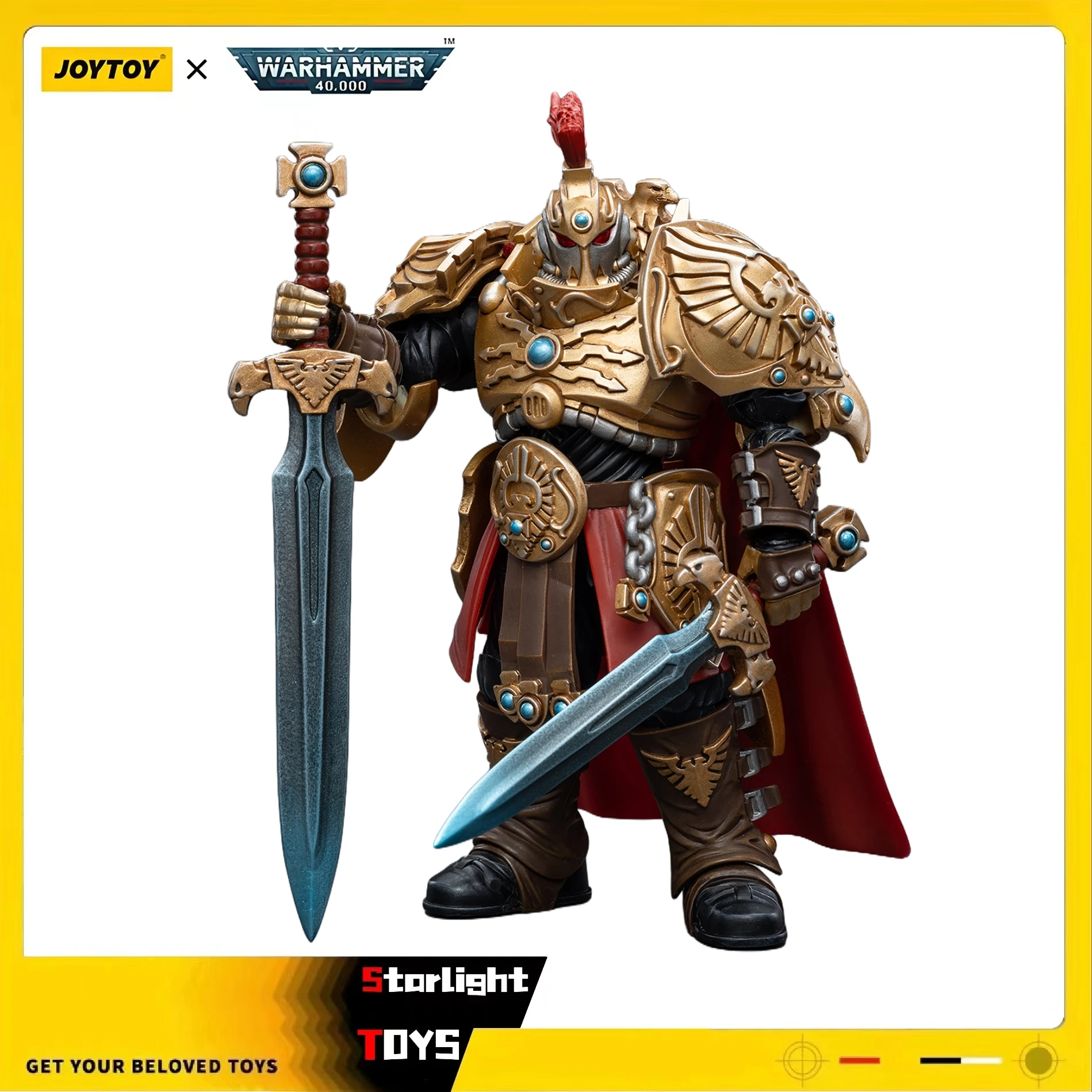 

JOYTOY 1/18 Фигурка Warhammer 40K Adeptus Custodes Blade Модель чемпионата Игрушка в подарок