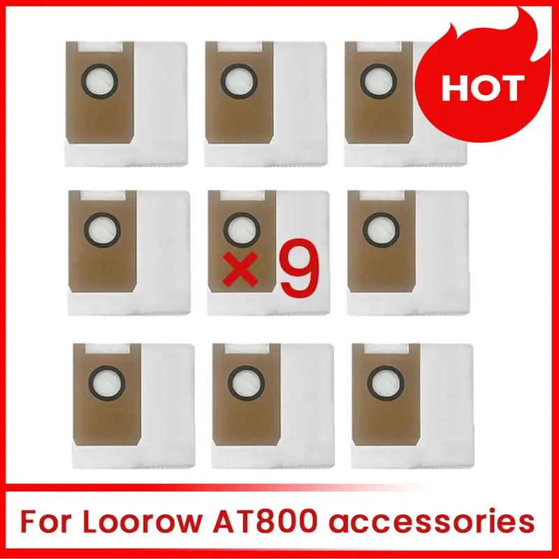 A01V-9 Pcs Dust Bags For Loorow AT800 Sweeper Accessories Built To Last And Work Well