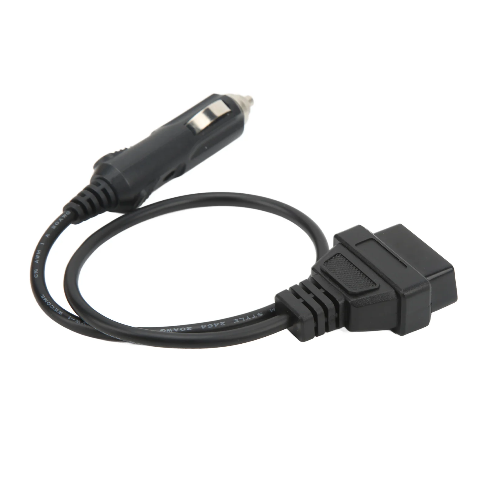 

OBD2 Male to Cigarette Lighter Cable Emergency Power Supply Memory Saver Diagnostic Adapter Cable