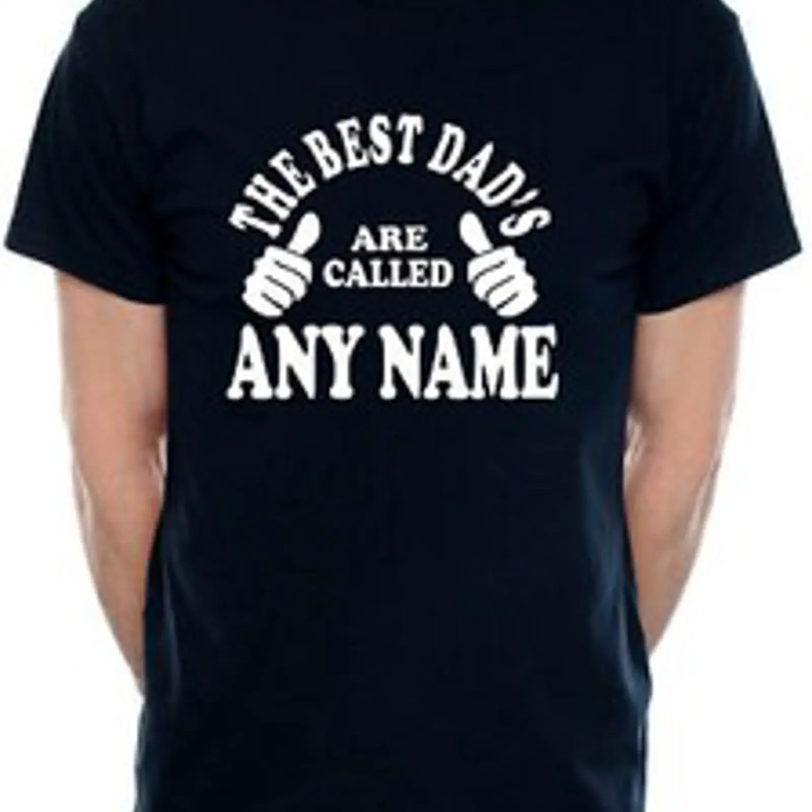 Personalisiertes Herren T Shirt Beste Väter werden beliebiger Name Vatertag Geschenk vintage Washed fashion Stretched Soft