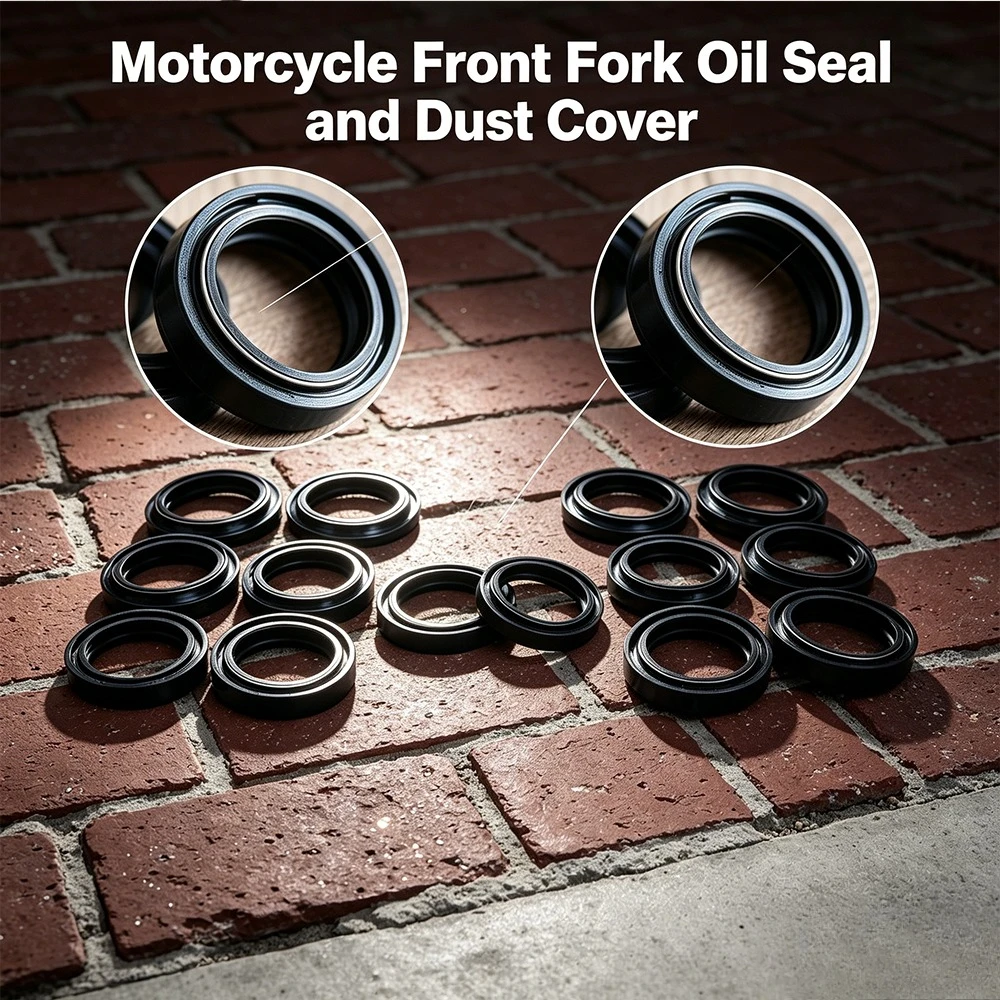 2/4/8pc 33x46x10.8 33*46 Front Shock Fork Damper Oil Seal 33 46 Dust Cover For Honda PANTHEON 125 150 FORZA FORESIGHT 250 4T LC