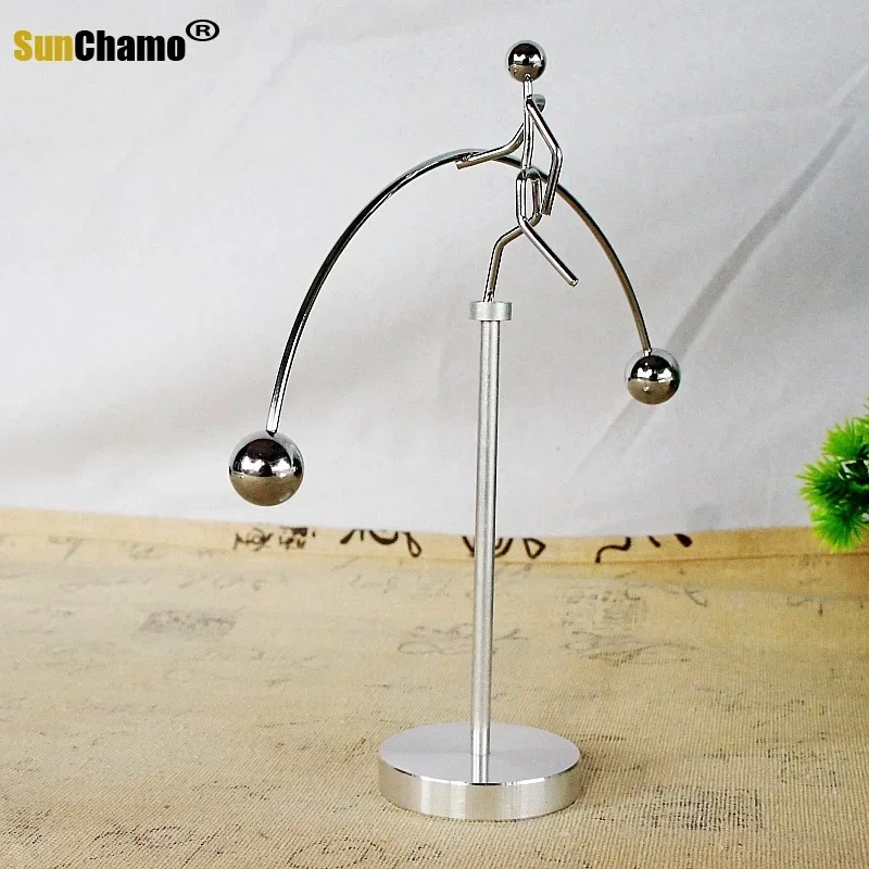 Rotation Perpetual Motion Swing Celestial Globe Newton Pendulum Model Kinetic Orbital Revolving Gadget Home Decor Craft Ornament