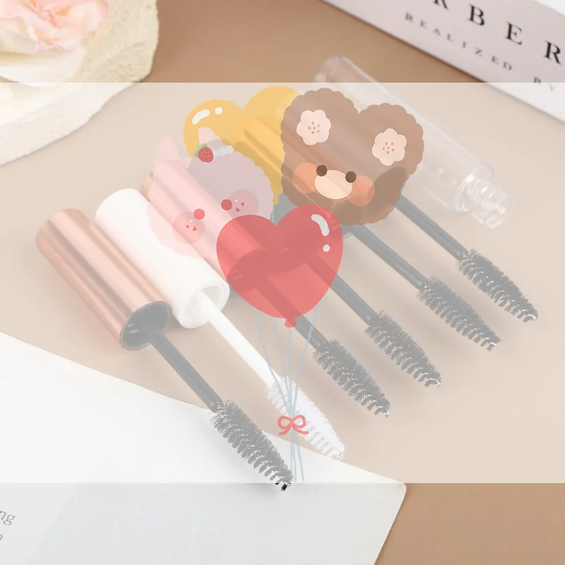 10 مللي أنبوب ماسكارا فارغ رمش النمو السائل قارورة زجاجة مع عصا رمش رمش كريم الحاويات إعادة الملء التعبئة والتغليف ماكياج #1