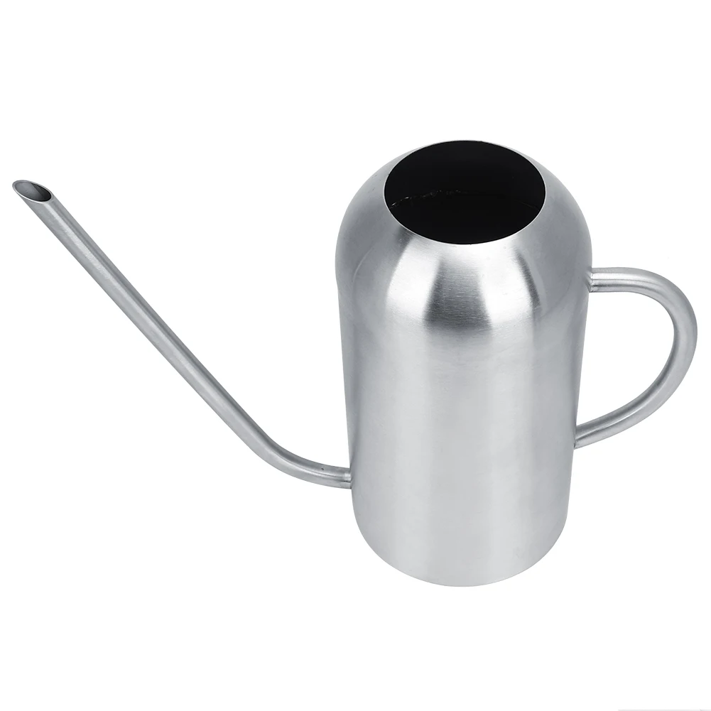 1.5L Stainless Steel Long Spout Watering Can Pot Large Scale Watering Kettle Garden Flower Plant Watering Tool