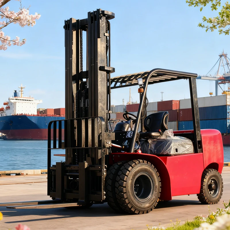 Heavy Duty 8 Ton Diesel Forklift with 6m Lifting Height for Heavy Equipment Loading 8 Ton Diesel Forklift