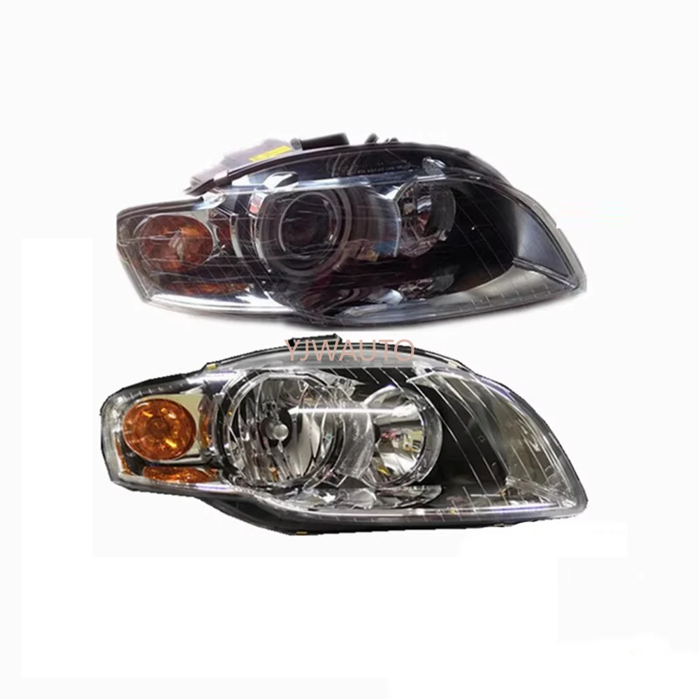 

Для Audi A4 B7 2006 2007 2008 фара автомобиля в сборе сменная передняя лампа весь автомобильный свет в сборе