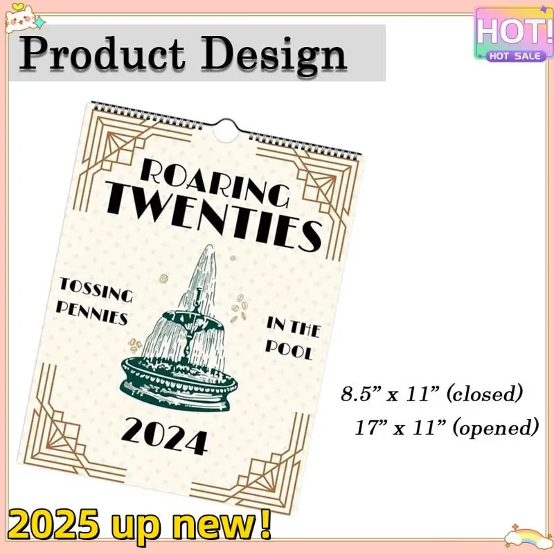 Wall Calendar Gift Calendar 12 Monthly Calendar Planner, Funny Hanging Monthly Wall Calendar 1PCS