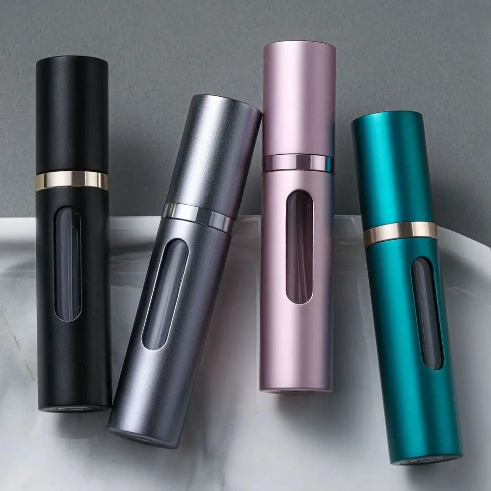 New 5ml Mini Perfume Refill Bottle Portable Mini Refillable Spray Jar Scent Pump Empty Cosmetic Containers Atomizer Travel Tools
