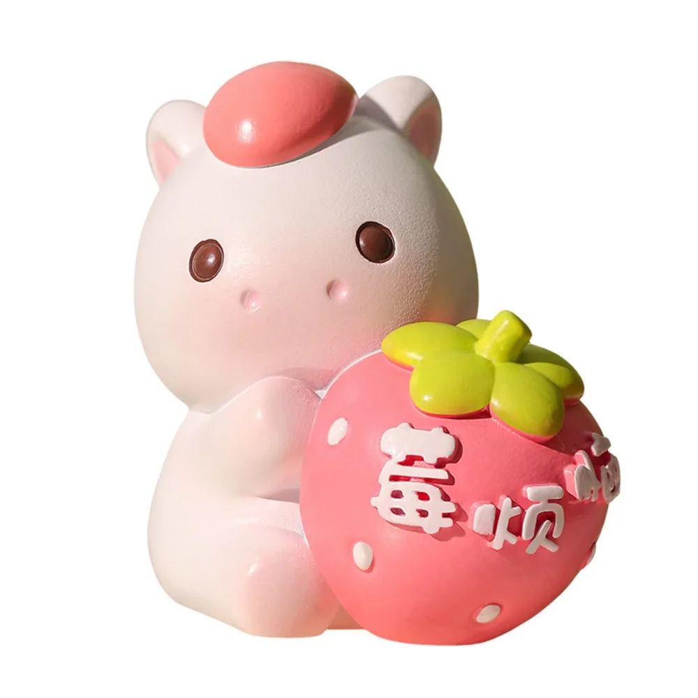 

Cartoon 2026 Horse Year Mascot Ornaments Cute Resin Zodiac Horse Figurines Small Fortune Horse Figures Ornament Table Desk