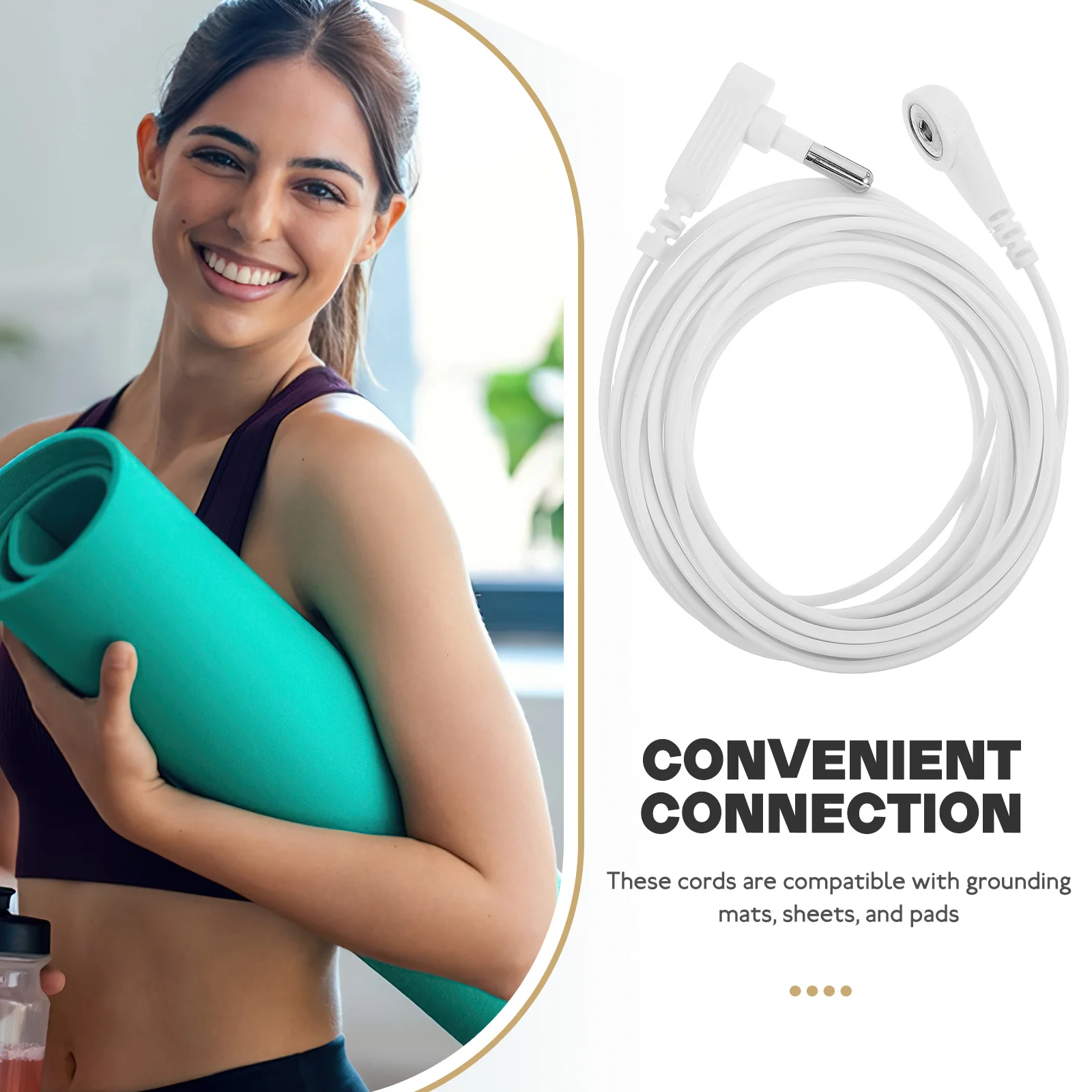 ملحقات استبدال وسادات حصائر التأريض، كابل متين للاستخدام في المصنع المكتبي لاستبدال الأرض