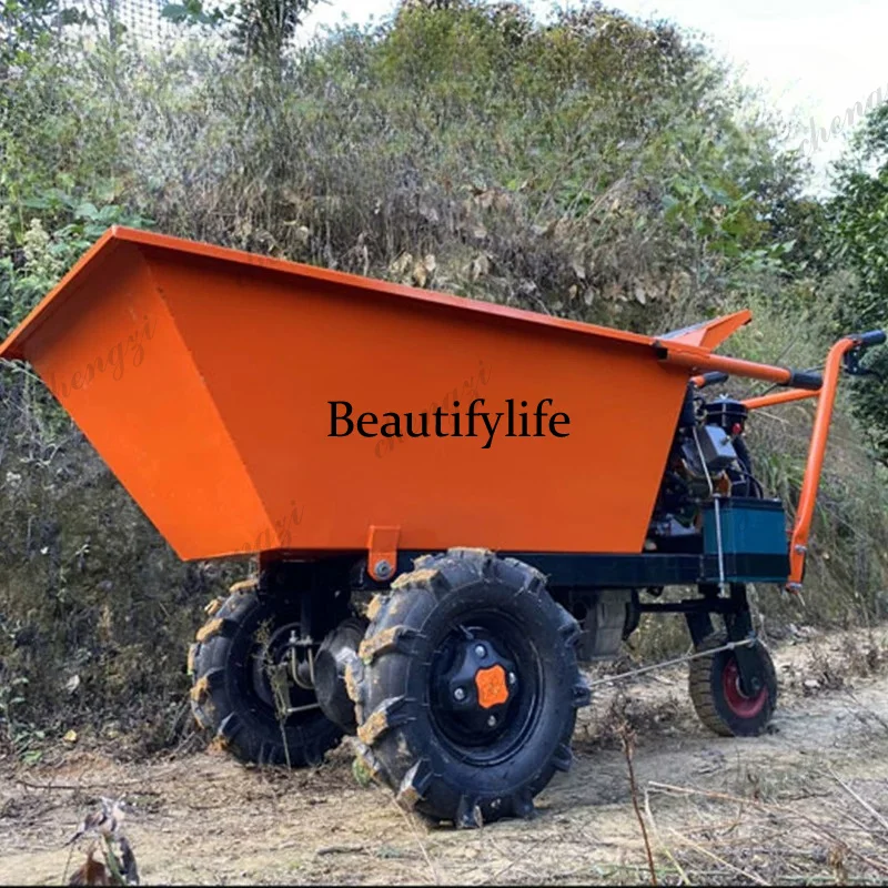 

SS81 dump truck uphill mountain special vehicle off-road handling breeding manure dump truck