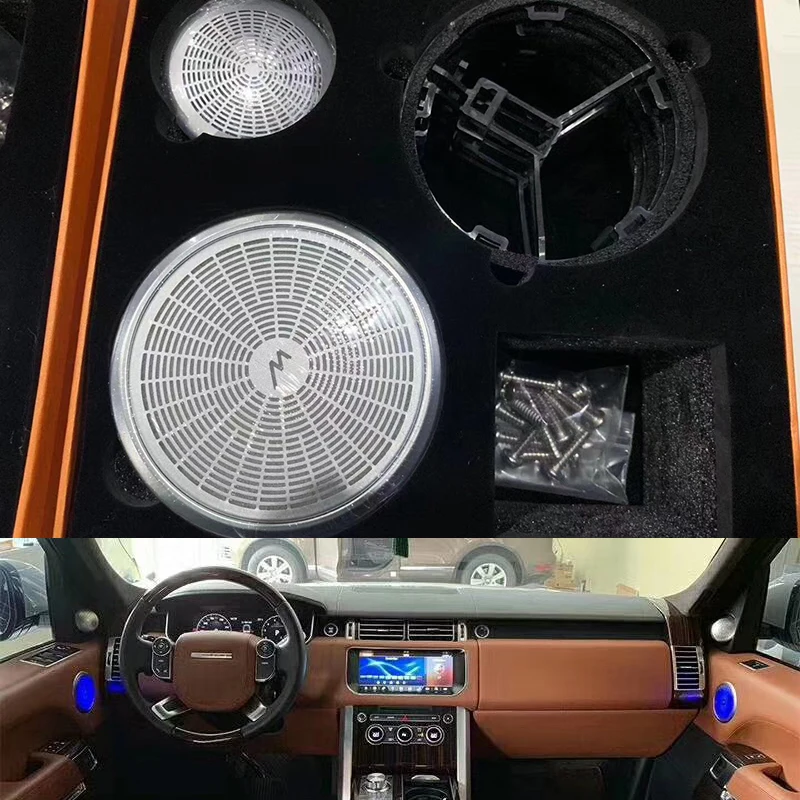 

Светодиодный динамик, окружающий свет, подходящий для Range Rover Sport 2014-2020, 10 цветов, атмосферный светильник, автомобильное светодиодное украшение автомобиля, окружающая лампа