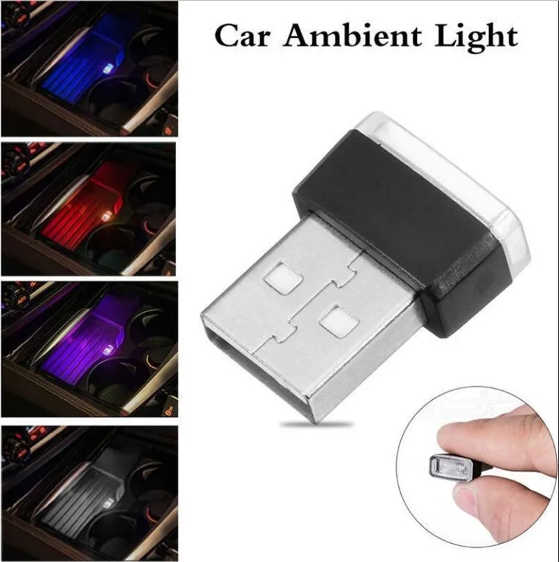 

Mini USB LED Car Interior Light Neon Atmosphere Ambient Lamp