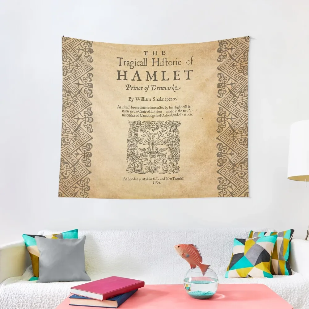 

Shakespeare, Hamlet 1603 Tapestry Bedroom Deco Room Decorations Aesthetic Bed Room Decoration Tapestry