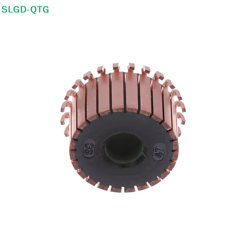 Hot! 1 Piece Copper Hook Type Electrical Motor Commutator 23.2x8x14.6mm 24P Teeth Copper Hook Type Electrical Motor Commutator
