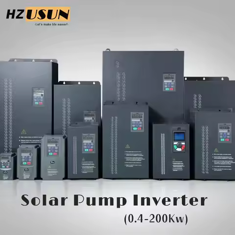 3 Phase 380V Hybrid Water Pump Inverter ON OFF Grid Solar Submersible Borehole Pump Controller Ac To Dc Power Converter