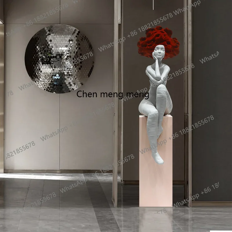 Sales Office Cartoon Ornament Large Floor Resin Soft Decoration Sculpture Customization