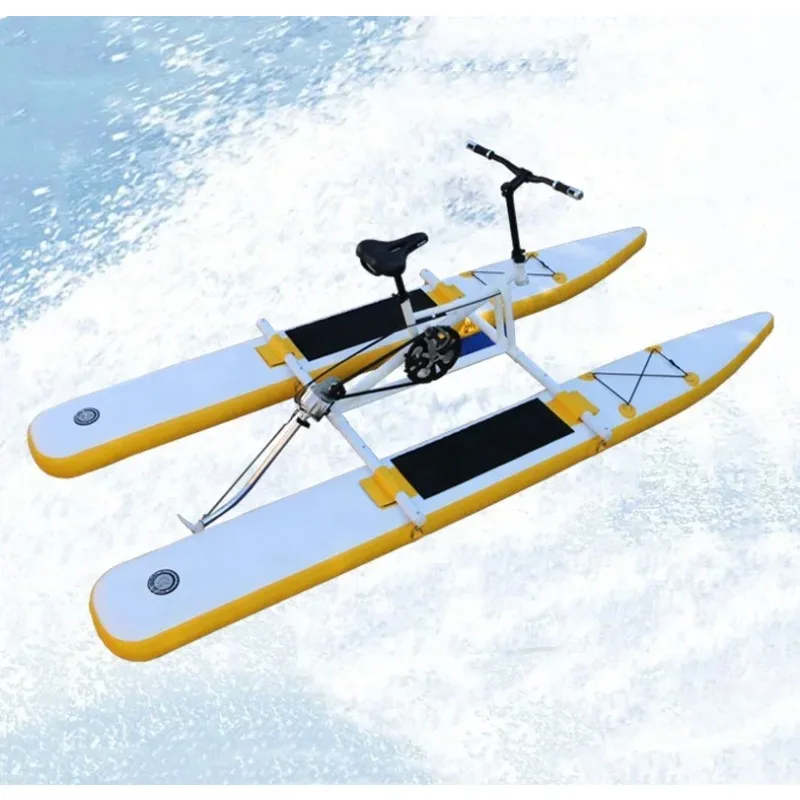 

Water Bike 2021 New Design Adult Pedal PVC Inflatable High Quality Single Bike Leisure Equipment Water Pedal Boats For Sale