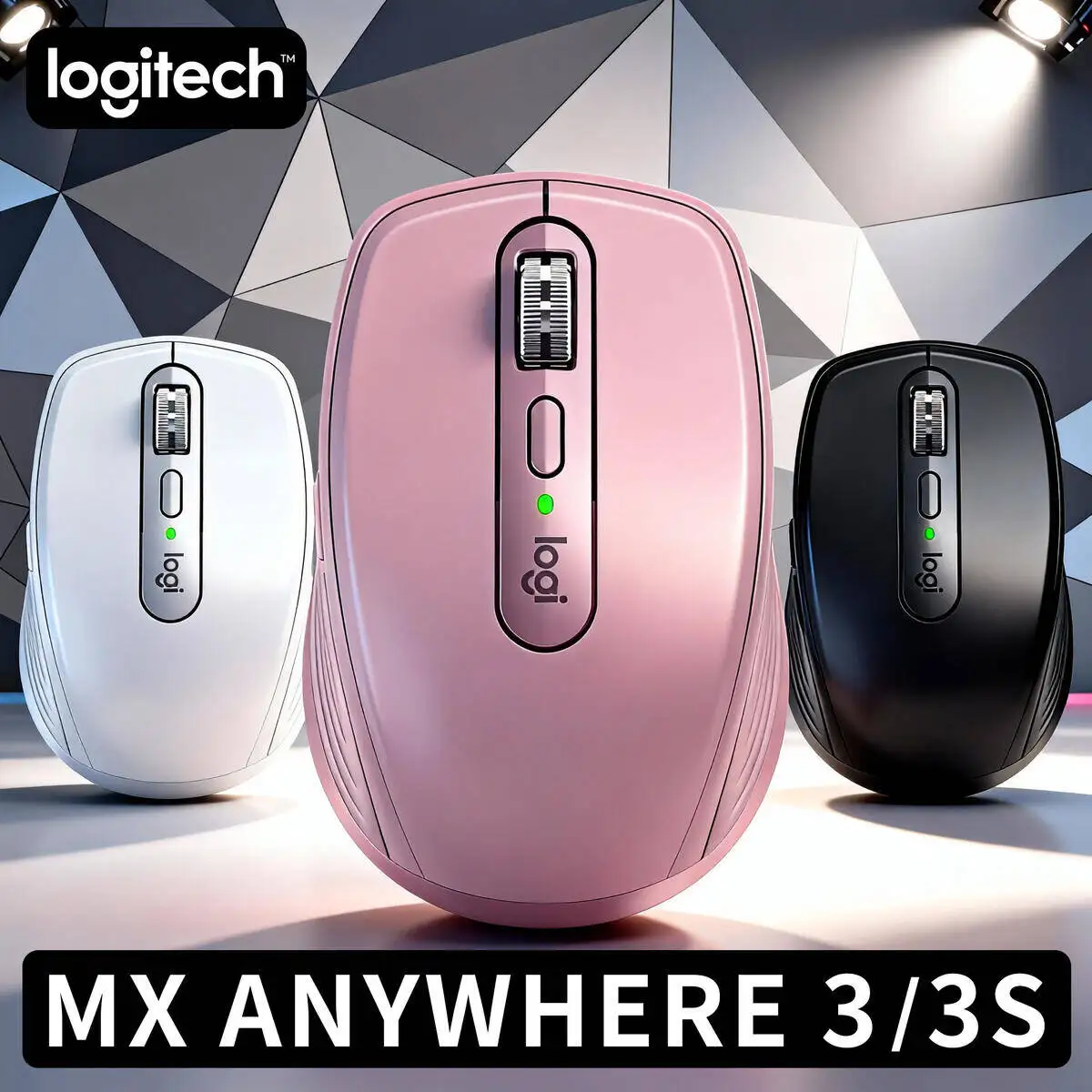 

Logitech MX Anywhere 3S Wireless Dual Mode Mouse Ultra Fast Scrolling 4000DPI Precision for Office Travel Business